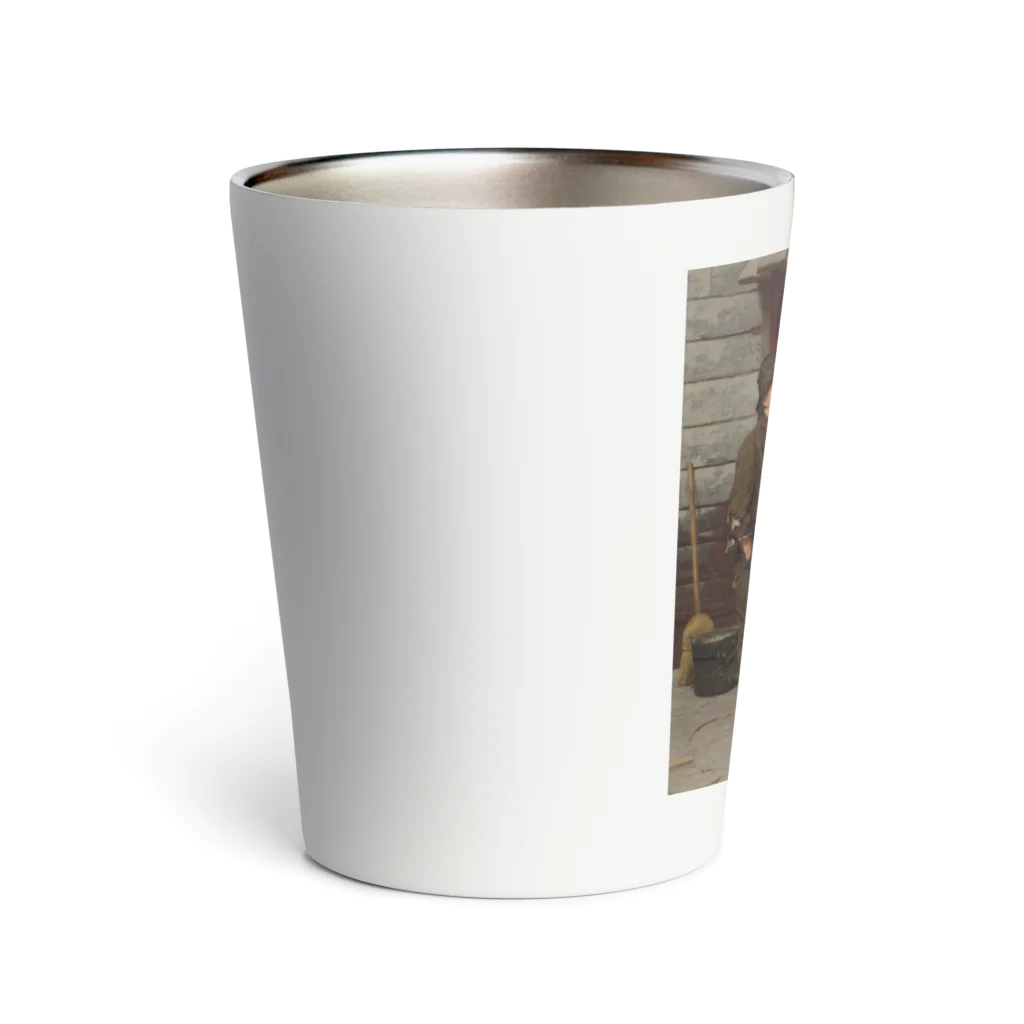 世界の絵画アートグッズのジョン・ジョージ・ブラウン《金星の日面通過》 Thermo Tumbler