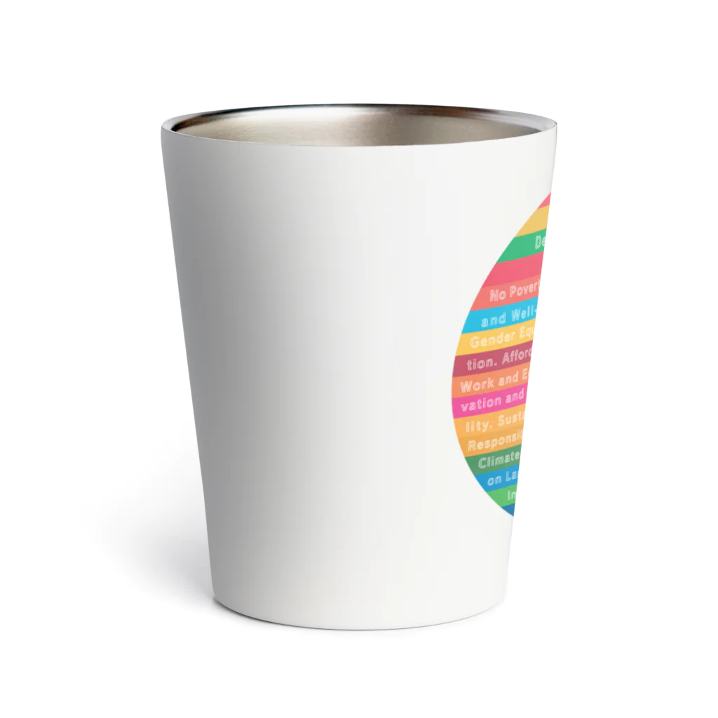 mincora.のSDGs - 17 Sustainable Development Goals - english ver. - Thermo Tumbler