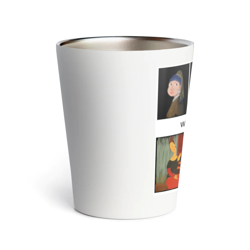 muchimuchi-coのWE ARE ART GIRLS Thermo Tumbler