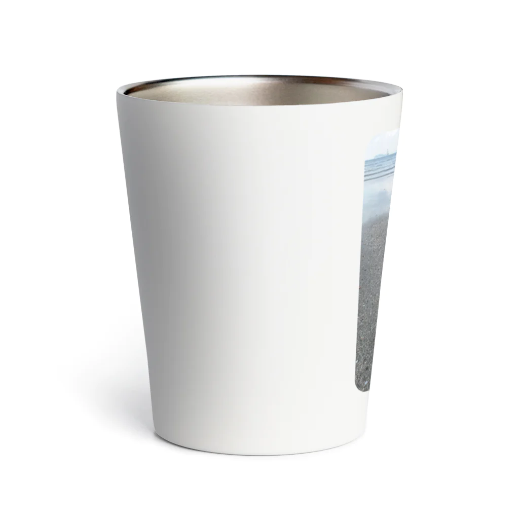 マントうさぎのシーサーとシーサーと海 [ マントうさぎ ] Thermo Tumbler