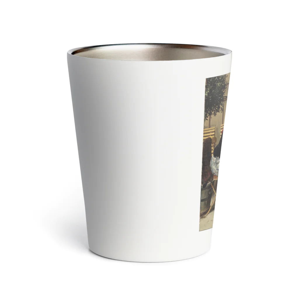 世界の絵画アートグッズのヴィルヘルム・ローゼンスタンド《コペンハーゲン、カフェ・ア・ポルタの外で》 Thermo Tumbler