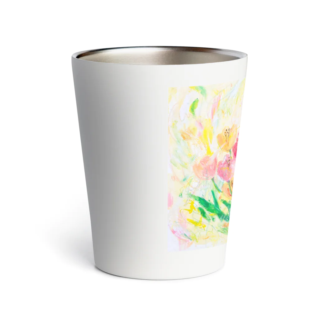 Miku Kafuu ArtsのMikuカフーアーツ【チューリップ🌷シリーズ】 Thermo Tumbler