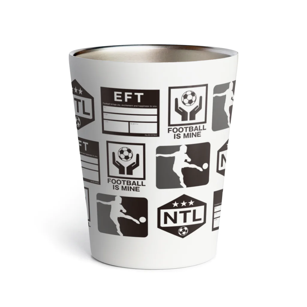 Ritora-BoraluaのFOOTBALL LOGO Thermo Tumbler