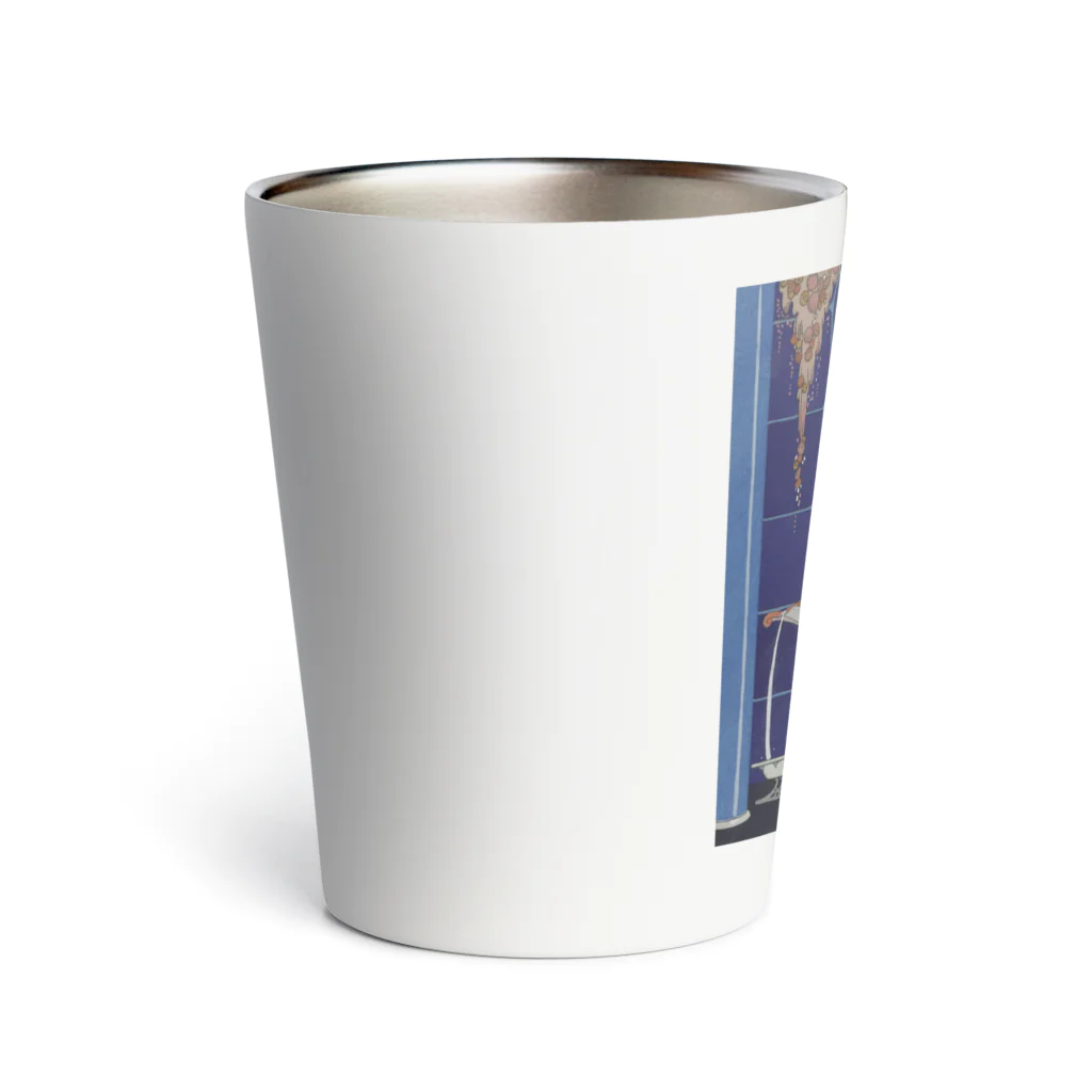 世界の絵画アートグッズのジョルジュ・バルビエ《ジャンヌ・パキンのガウン》 Thermo Tumbler