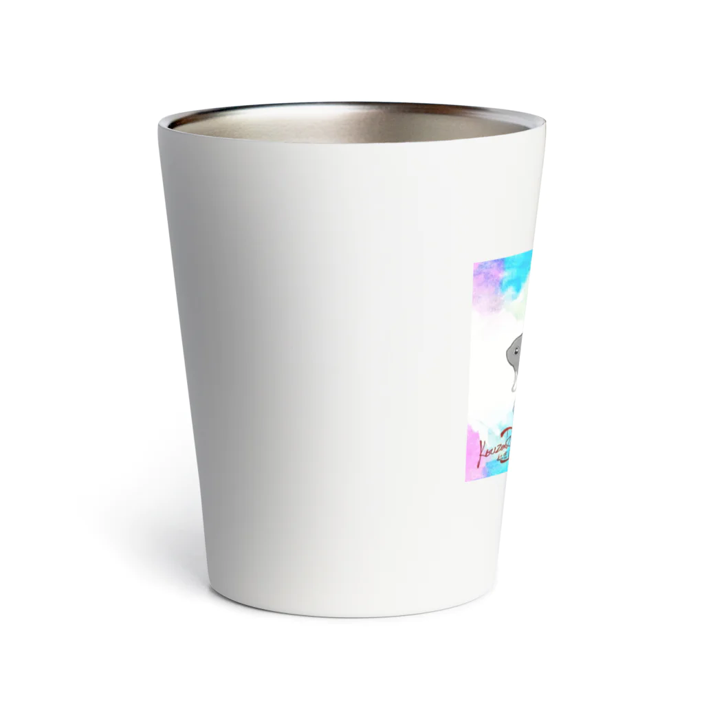 紅空月(kouzuki)designの金魚花_colorful Thermo Tumbler