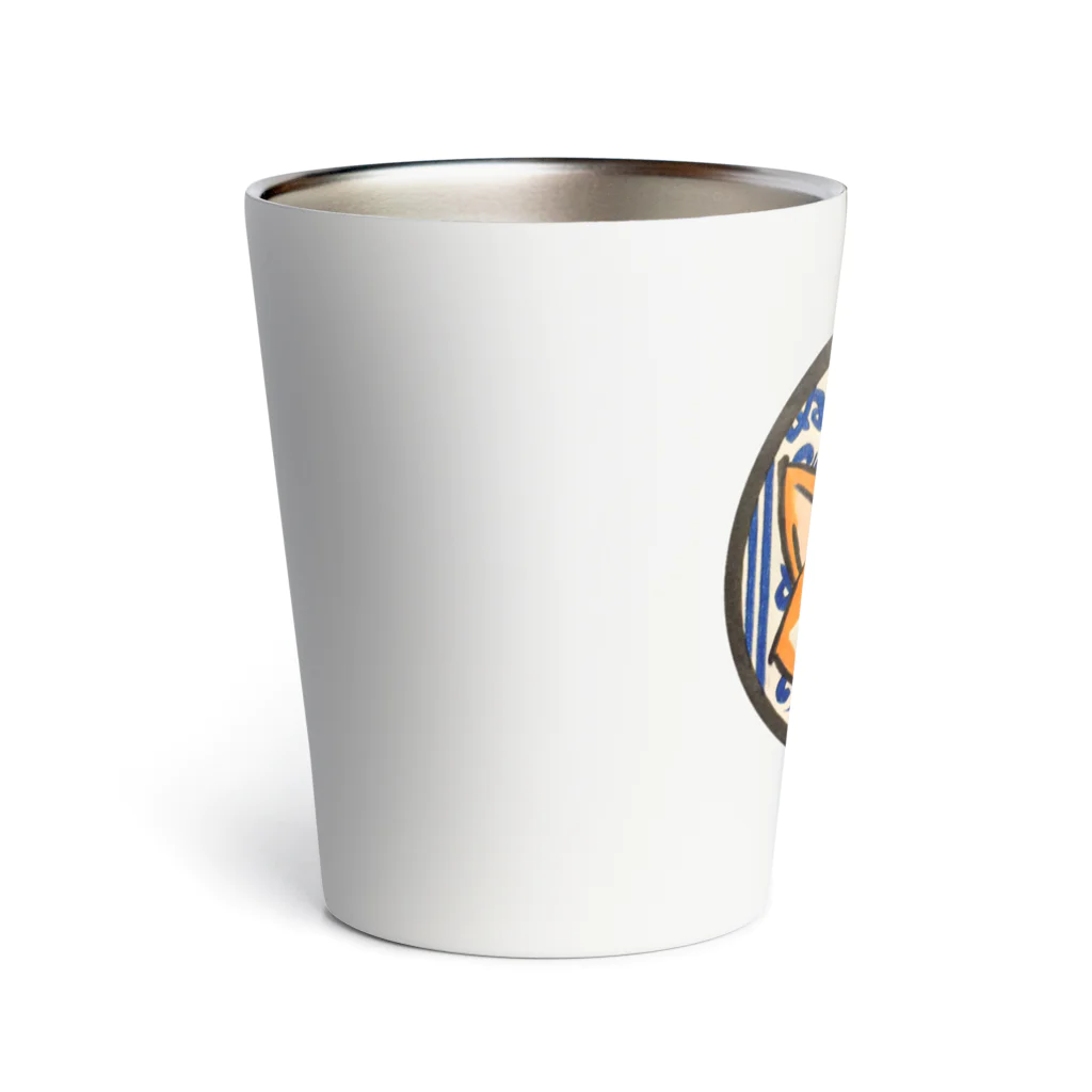 RaccoonDogTattooのかまわぬけん Thermo Tumbler