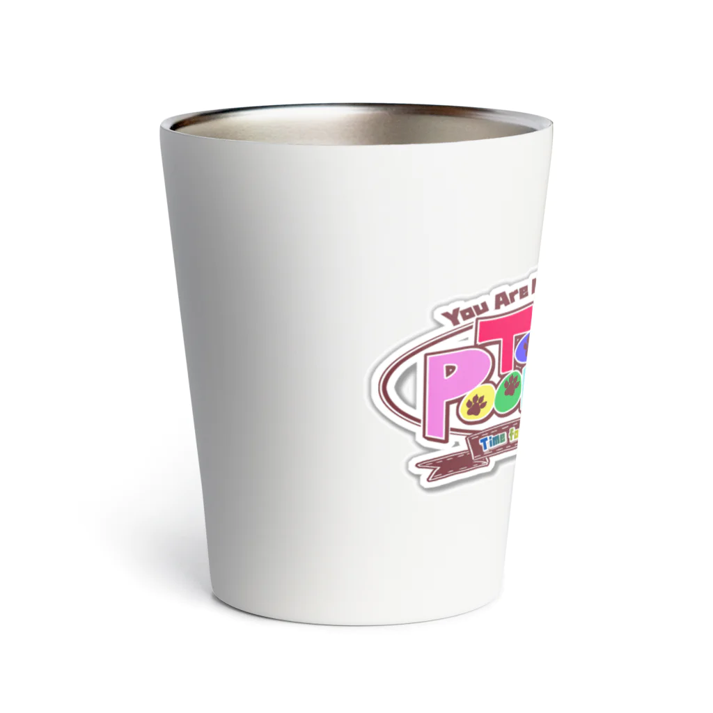 オリジナル工房プリントンのトイプードル イラストプリント Thermo Tumbler