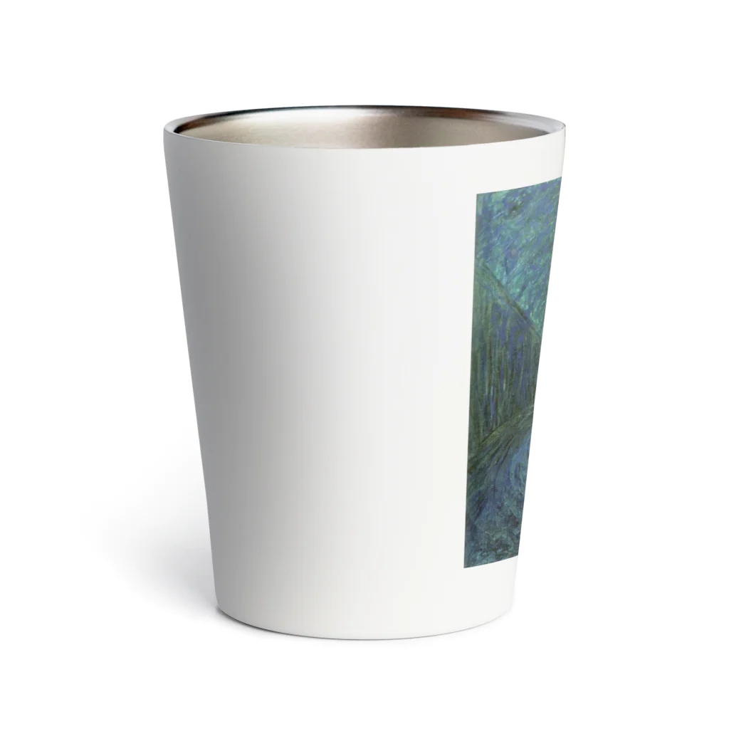 世界の絵画アートグッズのウジェーヌ・ヤンソン《黄昏の中で》 Thermo Tumbler