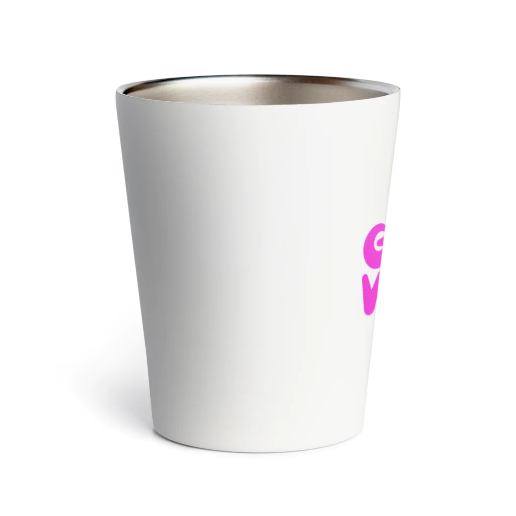 K-PLANETのGood Vibes ピンクロゴ Thermo Tumbler