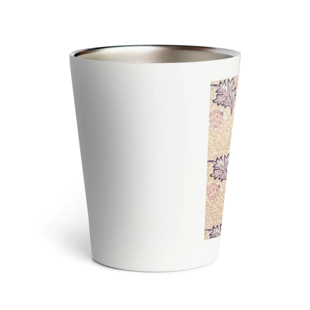 花名画アートグッズのウィリアム・モリス《りんご》ベージュver. Thermo Tumbler