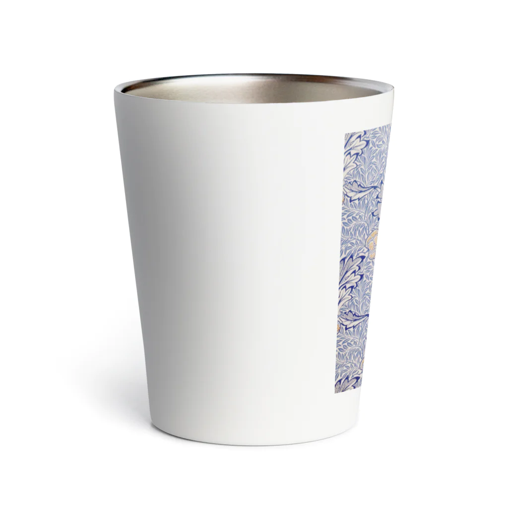 花名画アートグッズのウィリアム・モリス《りんご》ブルーver. Thermo Tumbler