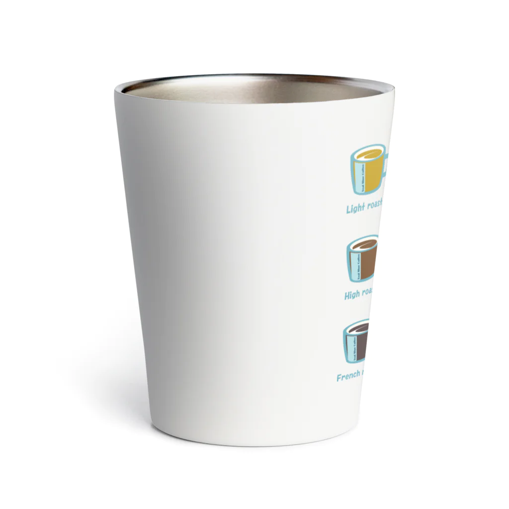 Teal Blue CoffeeのRoasted coffee Thermo Tumbler