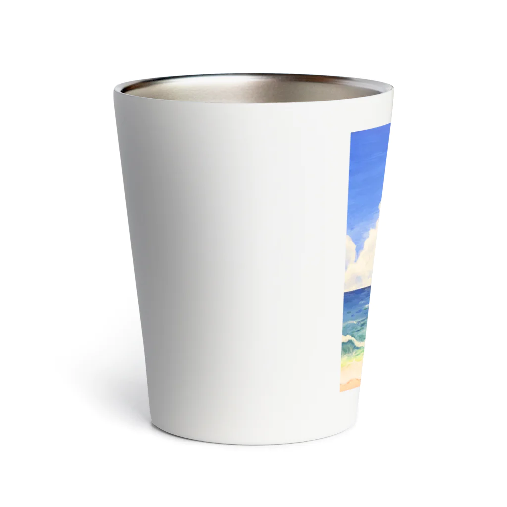 カフェオレの蒼は藍より青く Thermo Tumbler