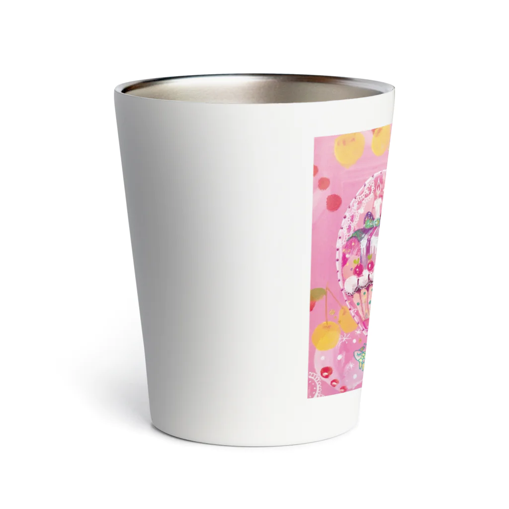 meguri meguruのlovely pink Thermo Tumbler