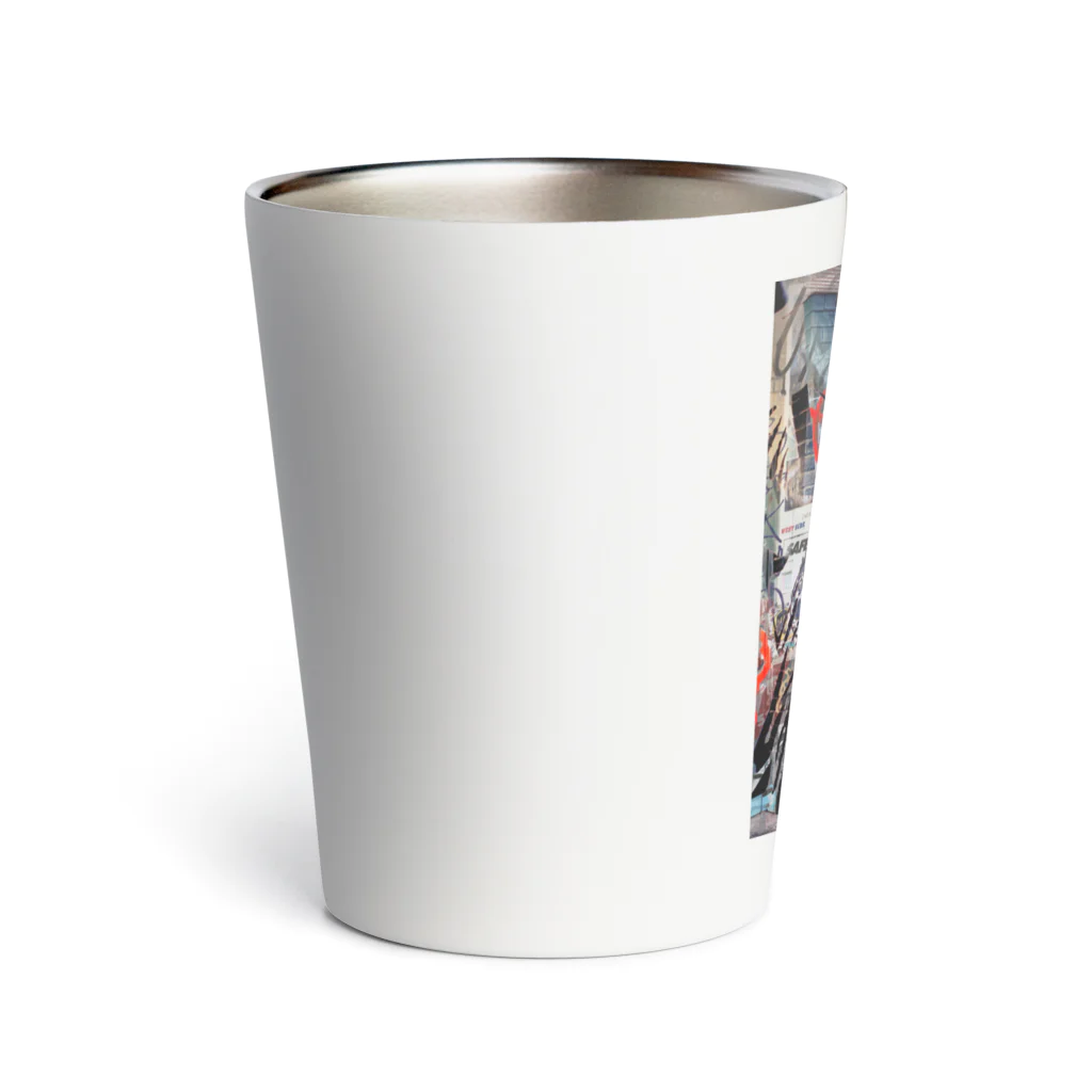 WoooDaliのshibuya wall art wooodali Thermo Tumbler