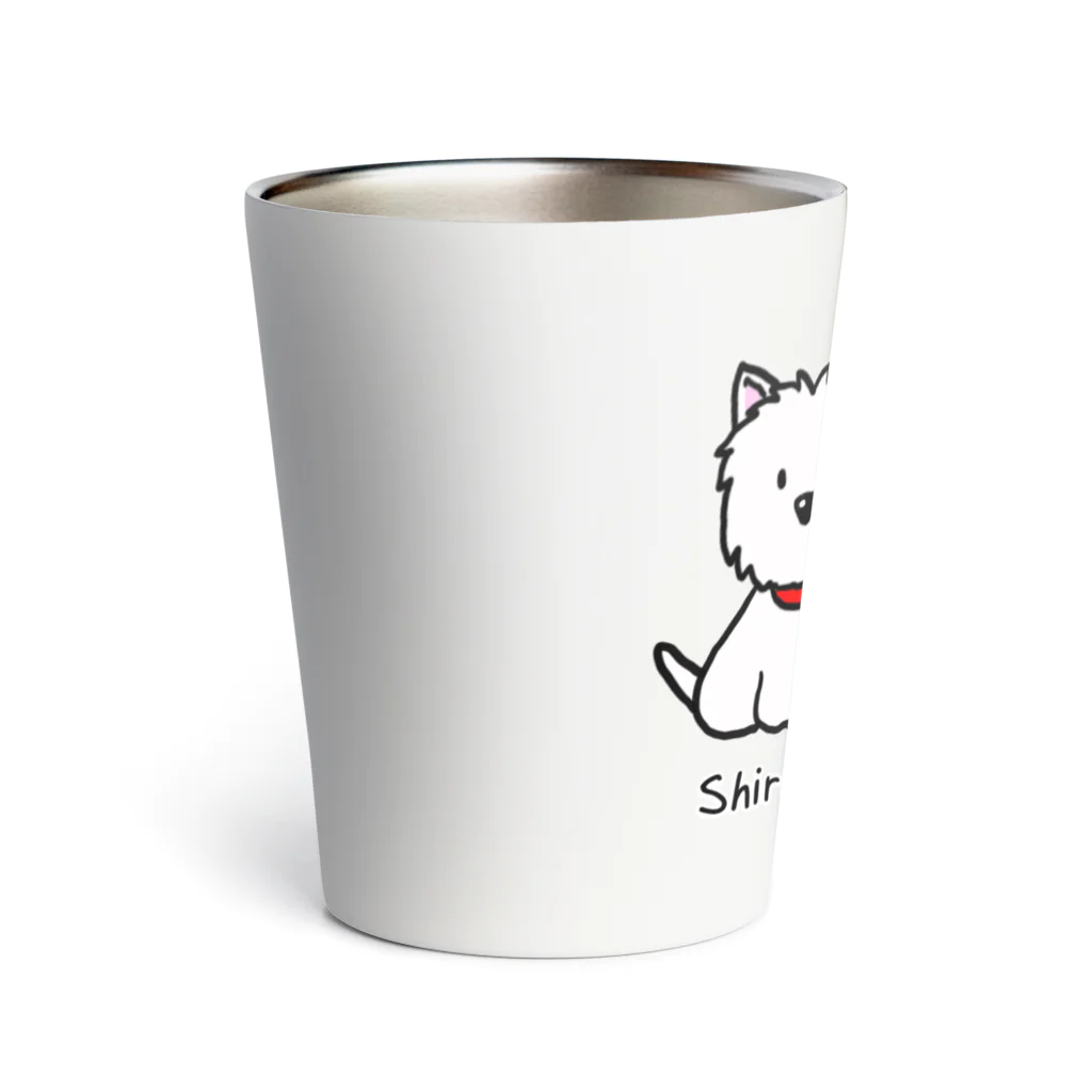 Kizplanning 「Sylph&Devil's」のしろいぬルッチー＋くろいぬリア Thermo Tumbler