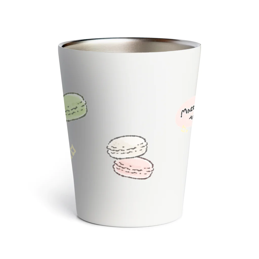 SHONのネコチャンえびふらいとマカロン Thermo Tumbler