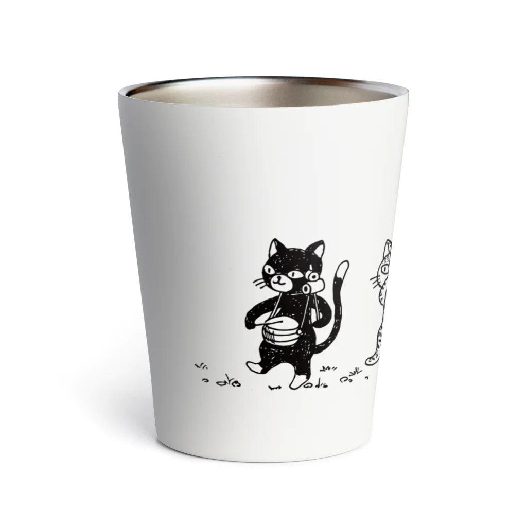 あまかむなのうたげのねこ(道行) Thermo Tumbler