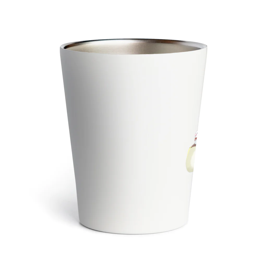 楽描画廊のクリスマス　文鳥ロール Thermo Tumbler