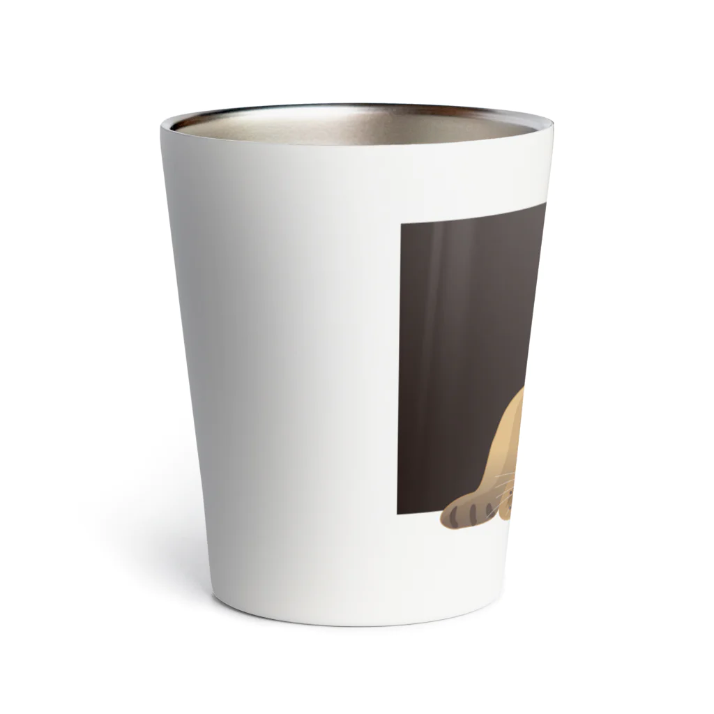 まみおデザインのフレブルくん（クリーム） Thermo Tumbler