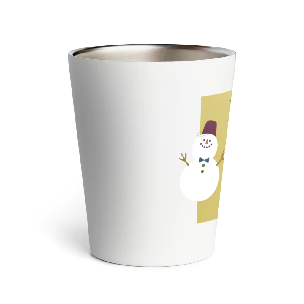 Hinaのまるくて かわいい yellow Thermo Tumbler