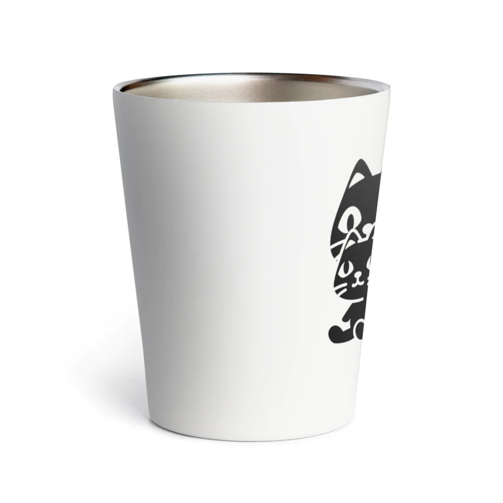 イラスト MONYAAT のやみねこ、ろっぽ Thermo Tumbler