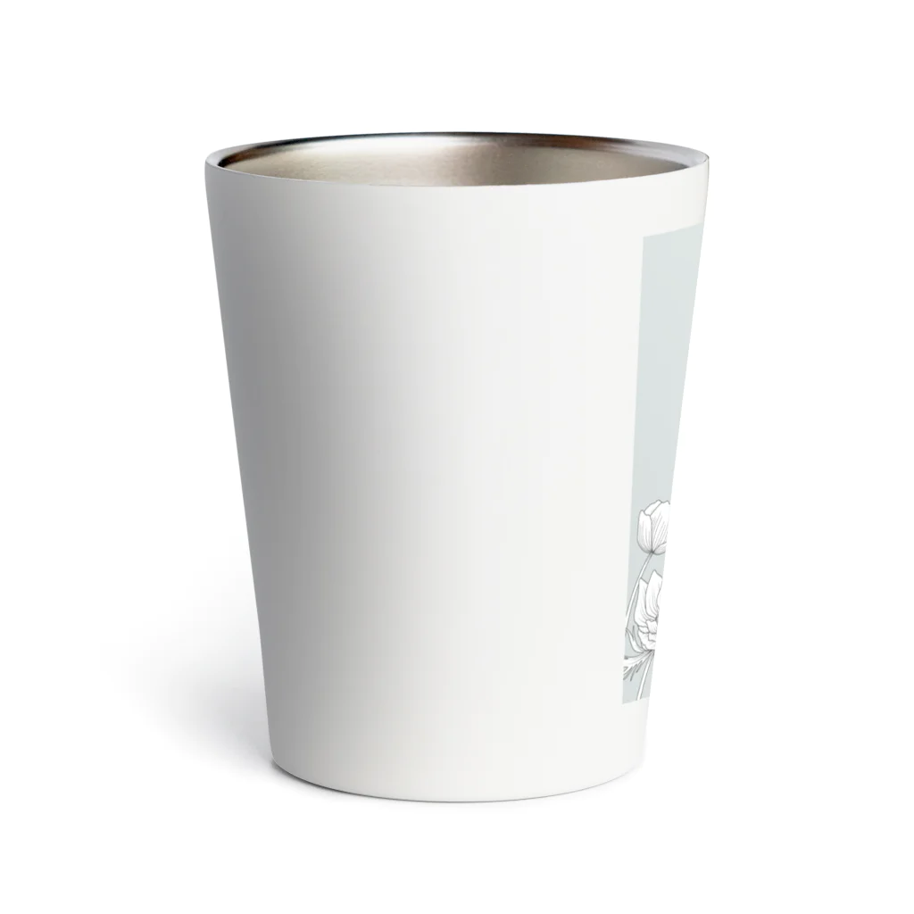 Mana Design Storeのアネモネのボタニカルデザイン Thermo Tumbler