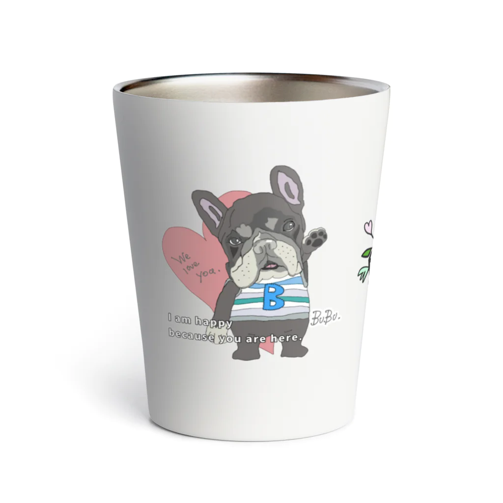 BuhiBuhiBooのぶぶちゃんとぶぶちゃん Thermo Tumbler