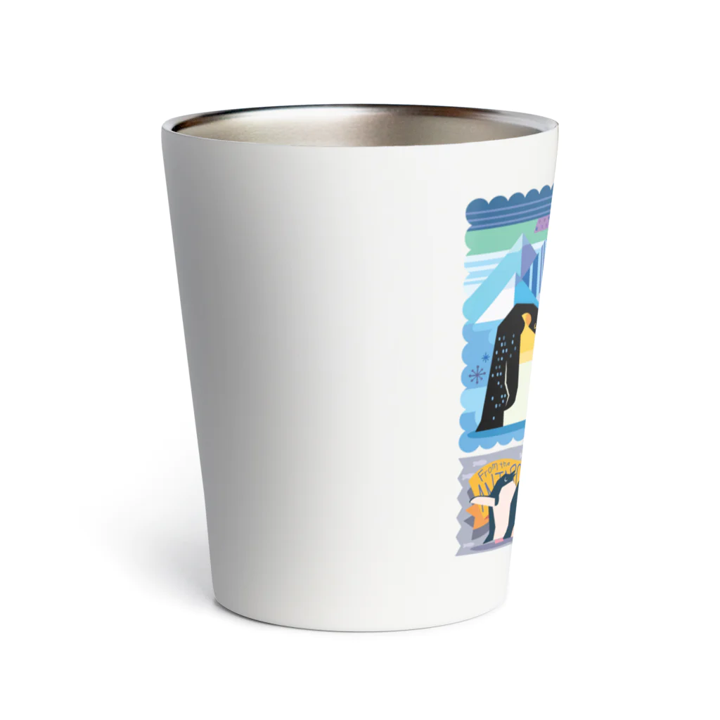 みなとまち層の南半球のペンギンたち Thermo Tumbler