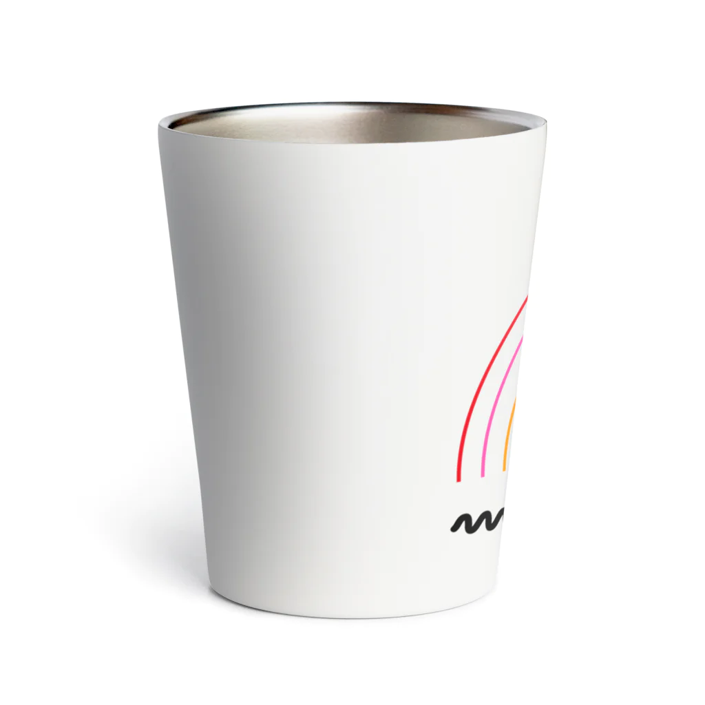 mothersのMOTHERS(虹ストライプ黒字) Thermo Tumbler