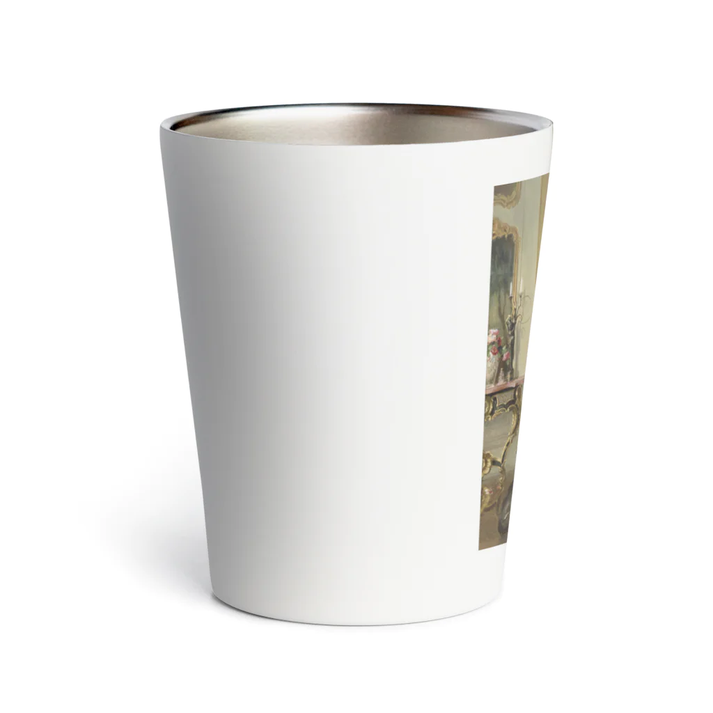 世界の絵画アートグッズのハンス・バッハマン《愛しの母》 Thermo Tumbler