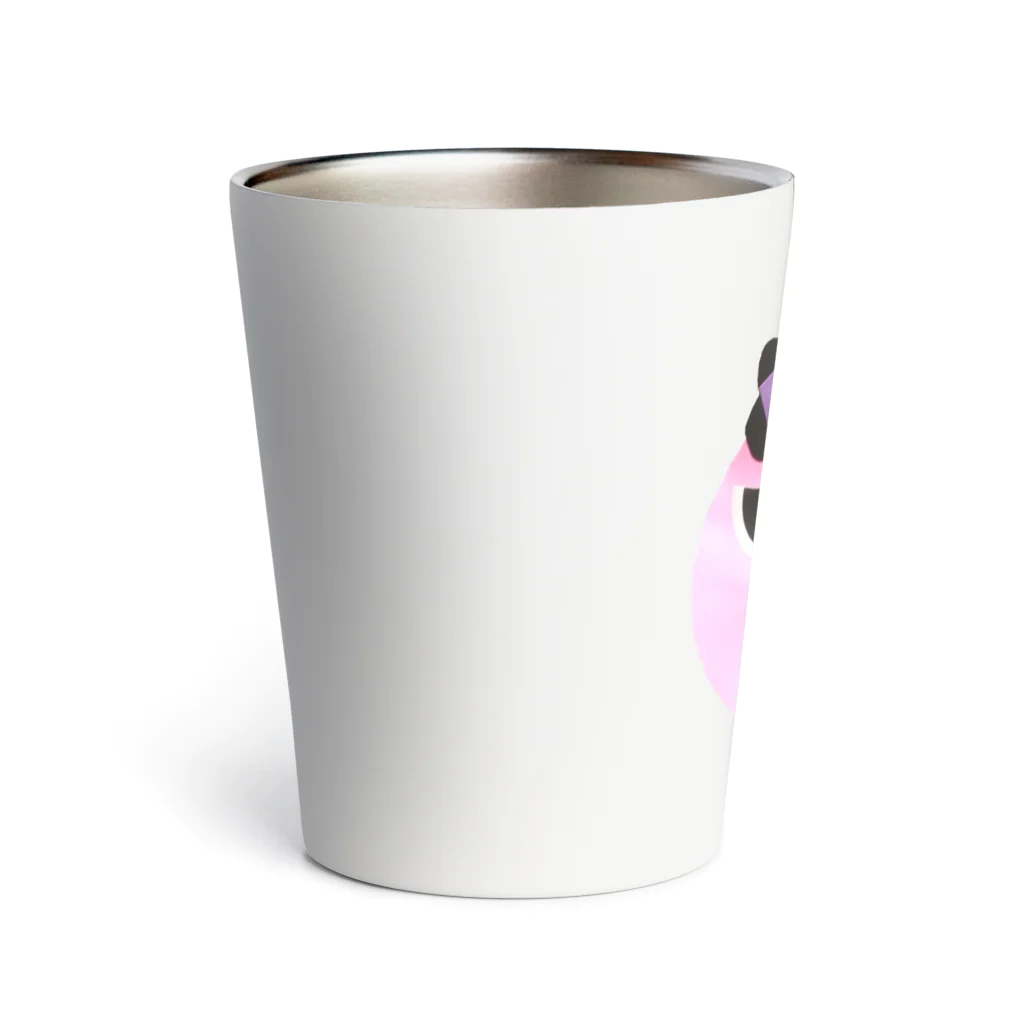 ちびっこママのやる気のないピンク鬼 Thermo Tumbler