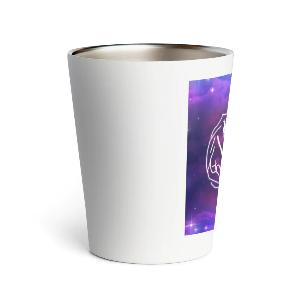 JohnnyLKの宇宙脳(スペース柄) Thermo Tumbler