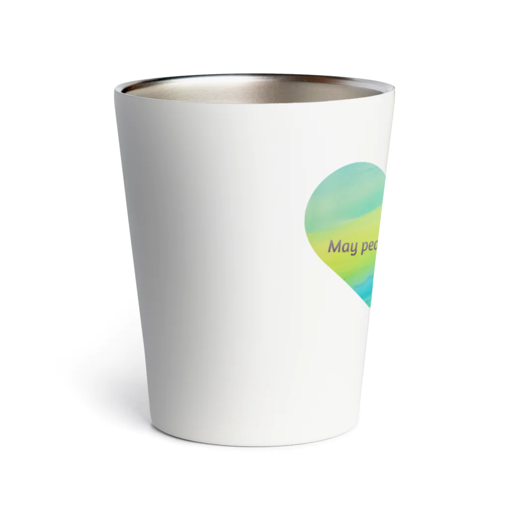 ONE OF A KINDのMay peace be with you Thermo Tumbler