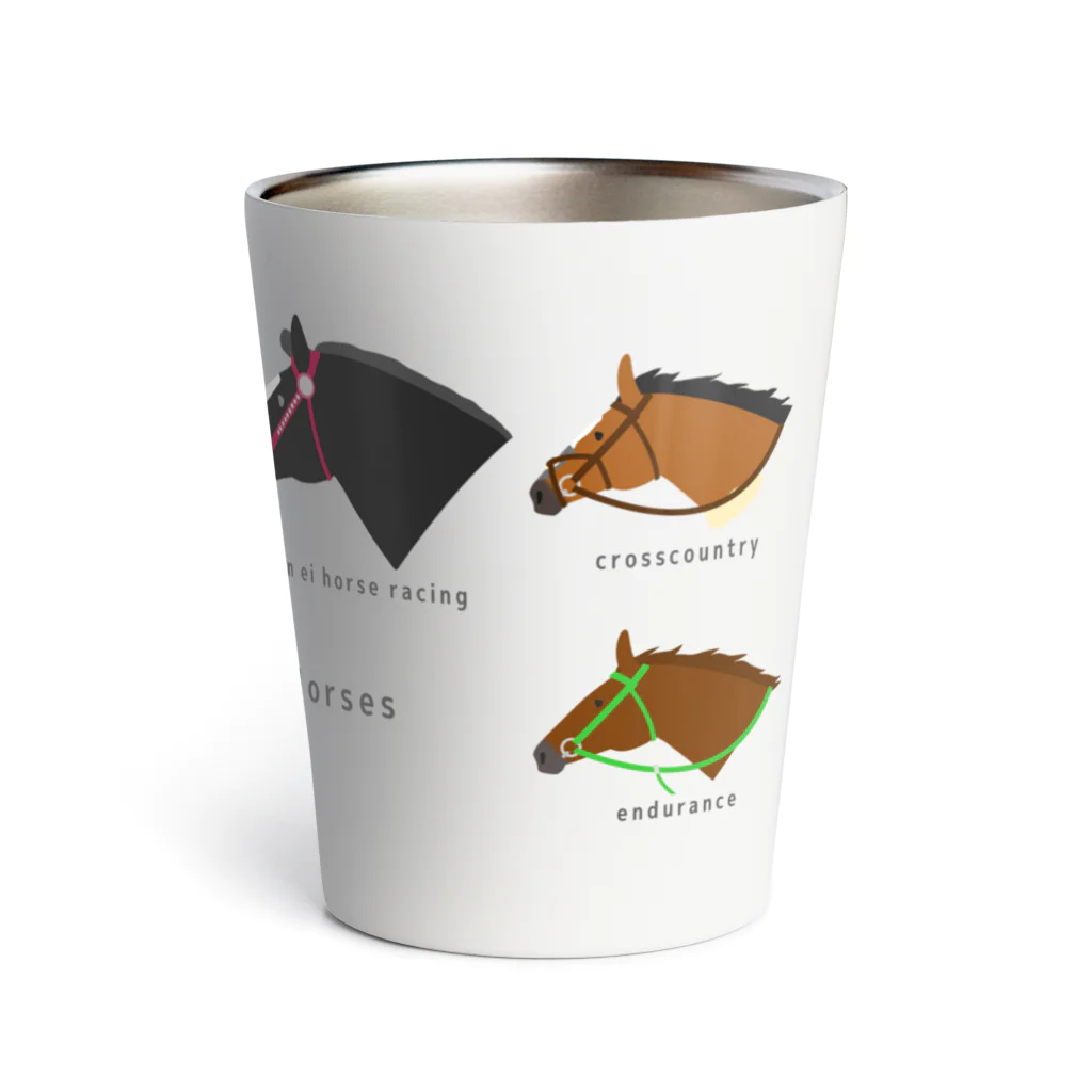 SHIROFUNE_mooooのHorses C Thermo Tumbler