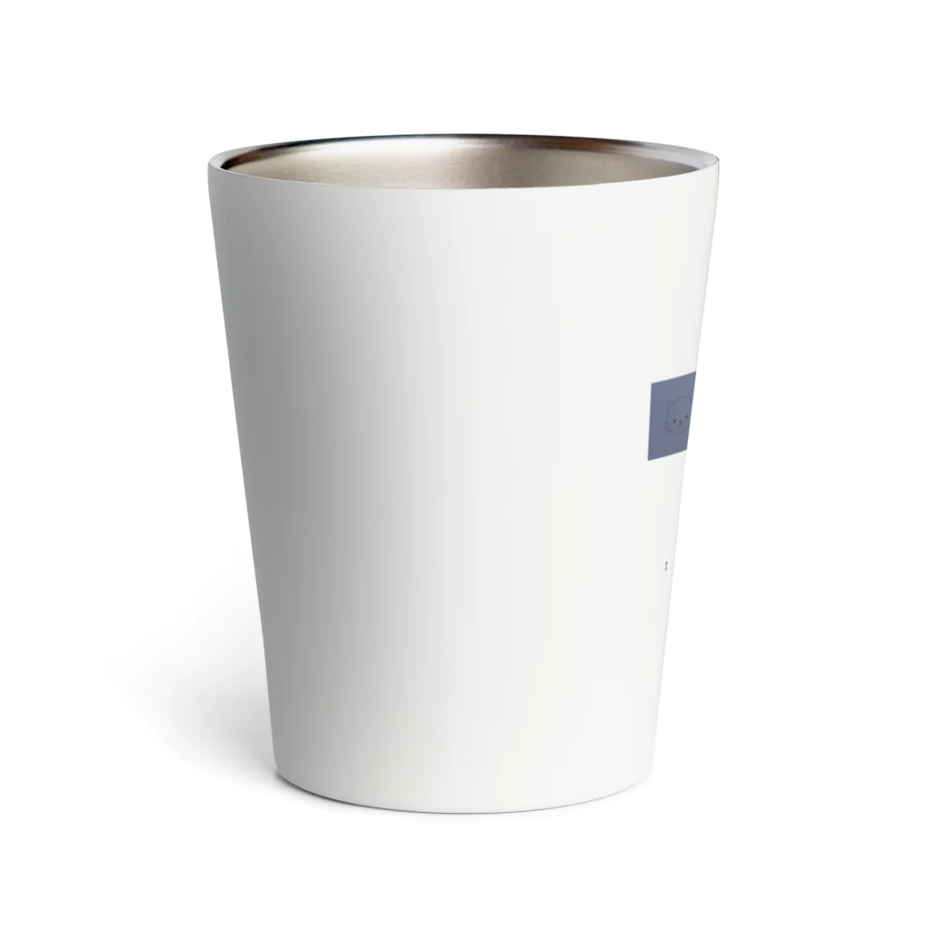 rilybiiのblue three neko Thermo Tumbler