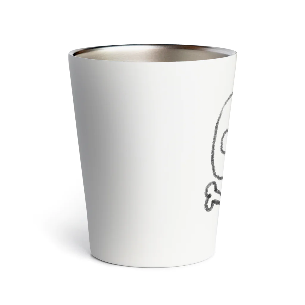 Siderunの館 B2のクレヨン DE どくろ(黒絵) Thermo Tumbler