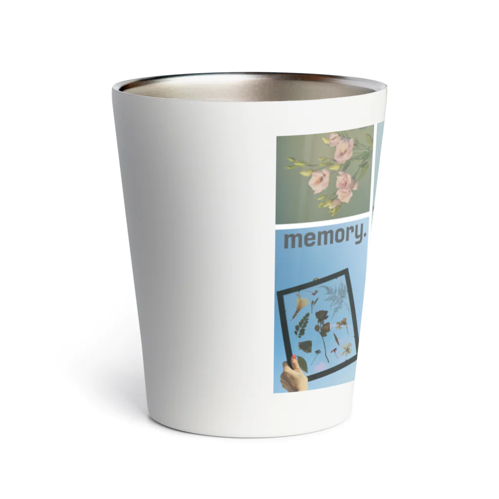 insparation｡   --- ｲﾝｽﾋﾟﾚｰｼｮﾝ｡のmemory｡ｾﾝﾁﾒﾝﾀﾙ･ﾌﾞﾙｰ Thermo Tumbler