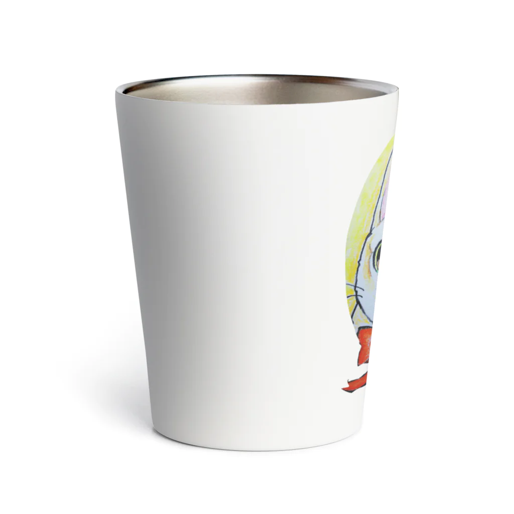 harupink🌸ペット似顔絵illustのイラストシンガプーラちゃん Thermo Tumbler