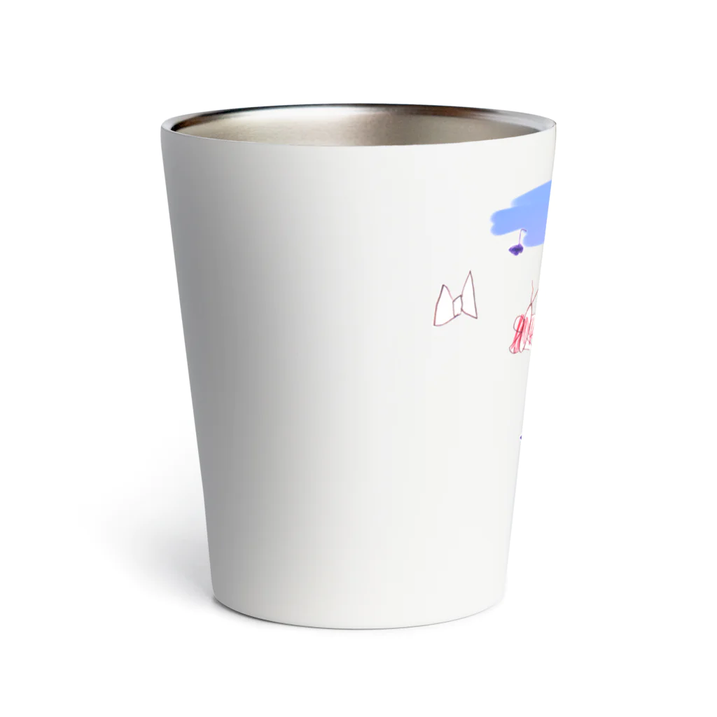 きっずしょっぷの飴を持った女の子 Thermo Tumbler