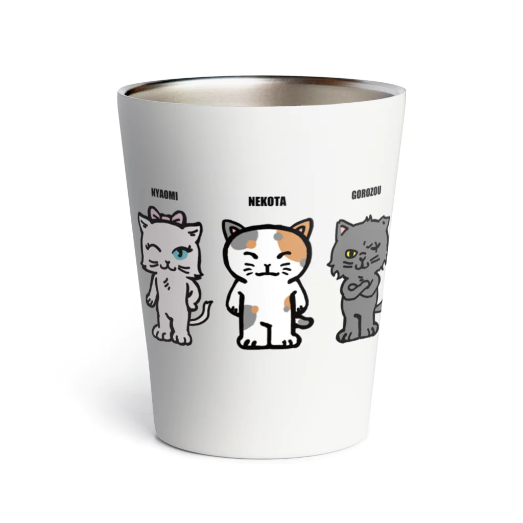 kantarou.shopのネコグッズ Thermo Tumbler