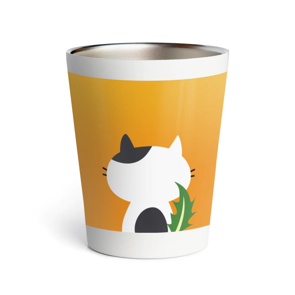 ユニコスタンプ®ストアのみずにゃ リラックスタイムにお供する飼い猫 / MIZU-TT-0001 Thermo Tumbler