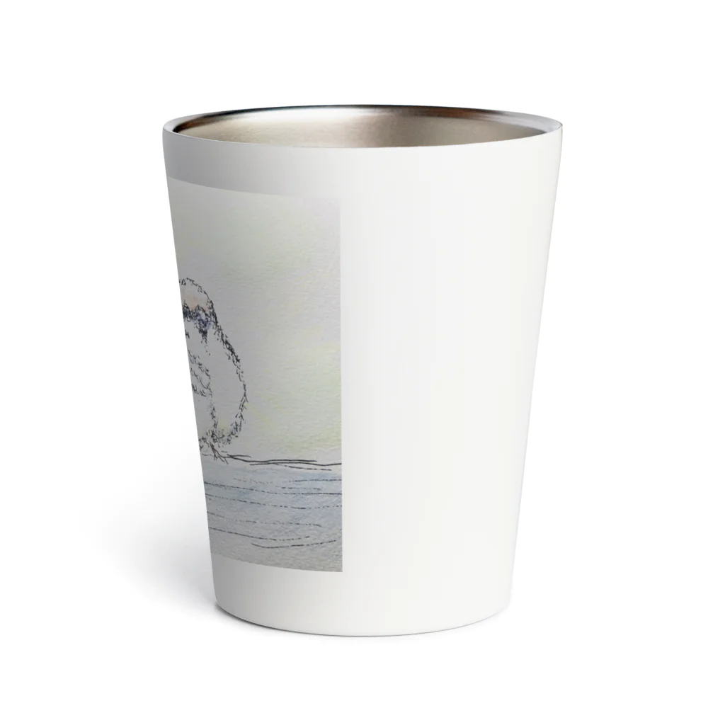 miki’sshopのふくら雀2匹 Thermo Tumbler