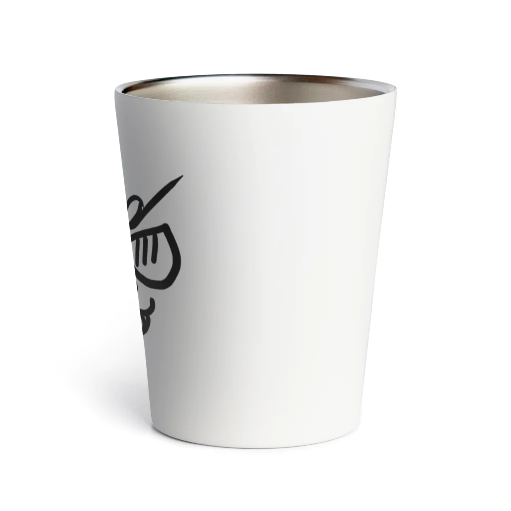 よしの(・∞・)っ =͟͟͞͞★☆のYSNサイン（黒文字） Thermo Tumbler