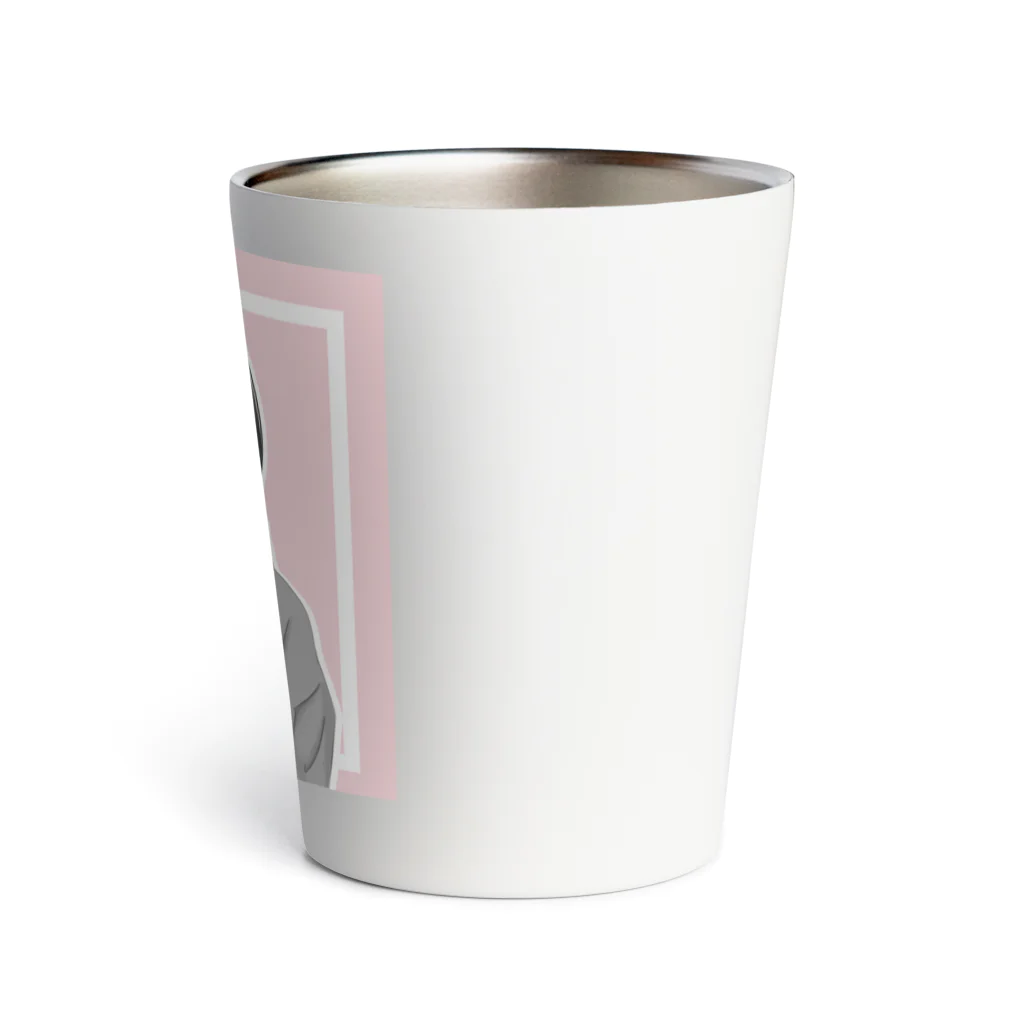 癒しの場所のパーカー姿の女の子 Thermo Tumbler