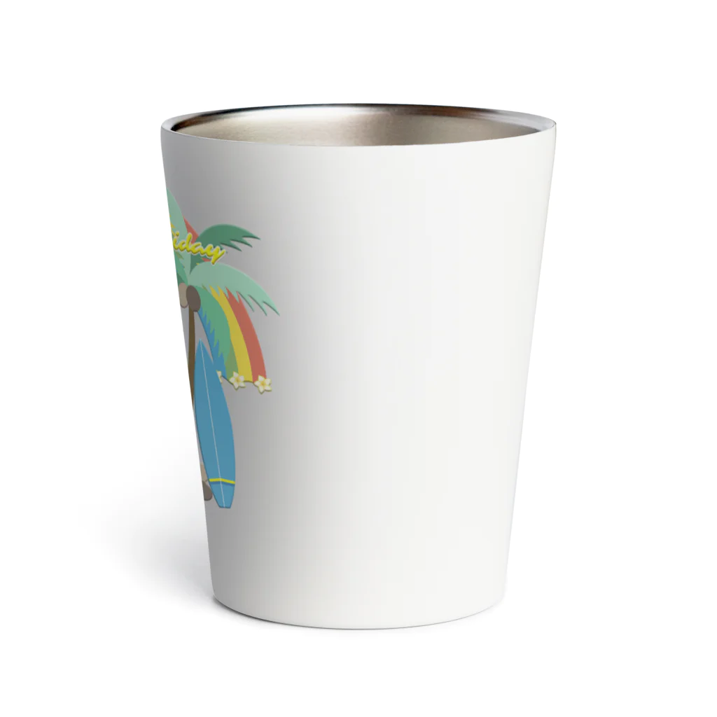 “すずめのおみせ” SUZURI店のだいきち「サマホリ」 Thermo Tumbler