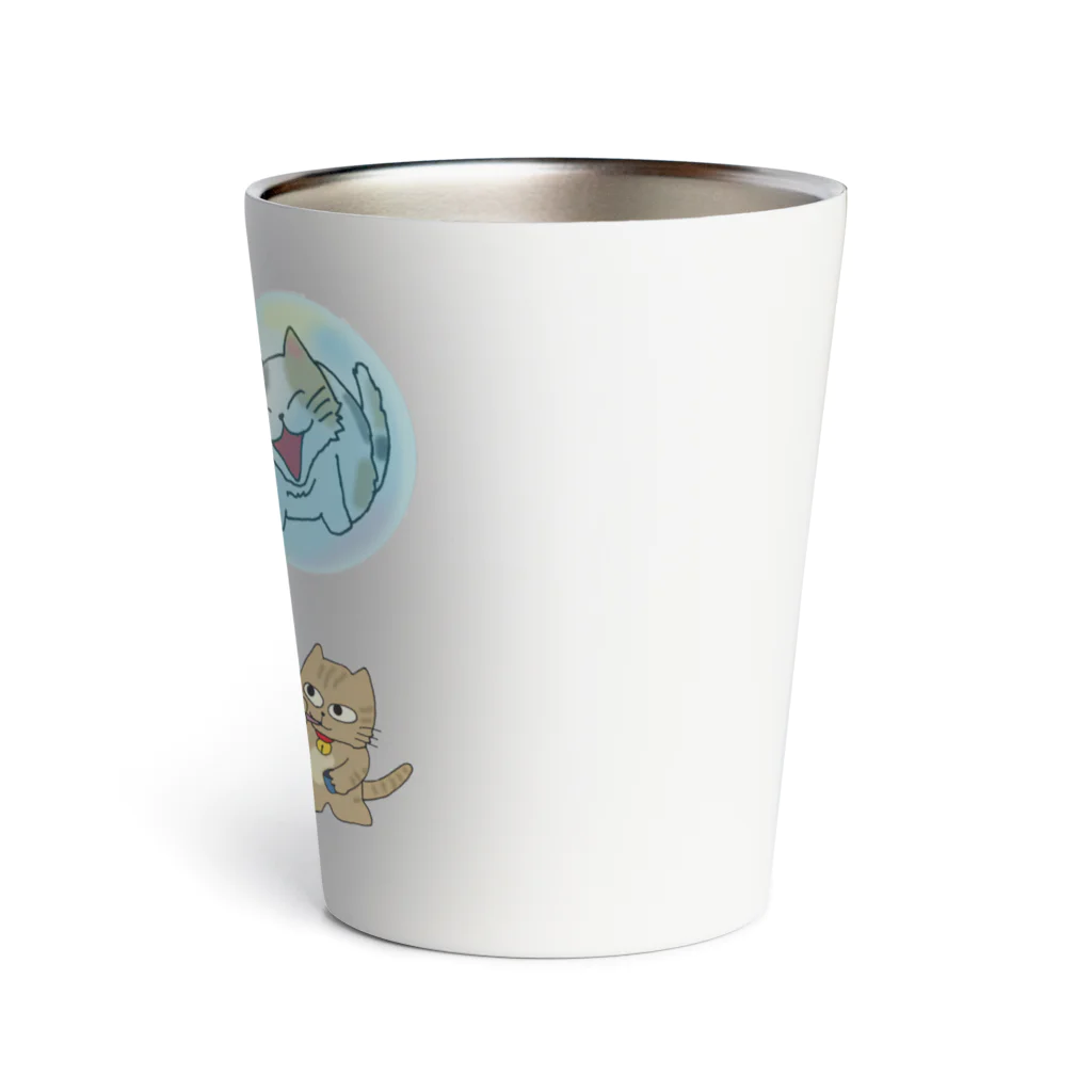 yama-onのシャボン猫 Thermo Tumbler