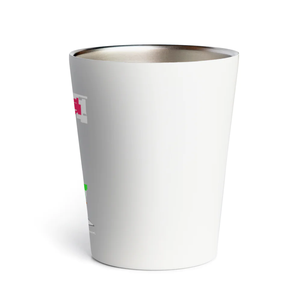 花瓶の疑問の見えない恐怖 Thermo Tumbler