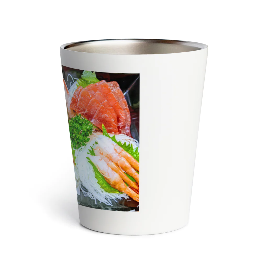 里空の刺身花畑 Thermo Tumbler