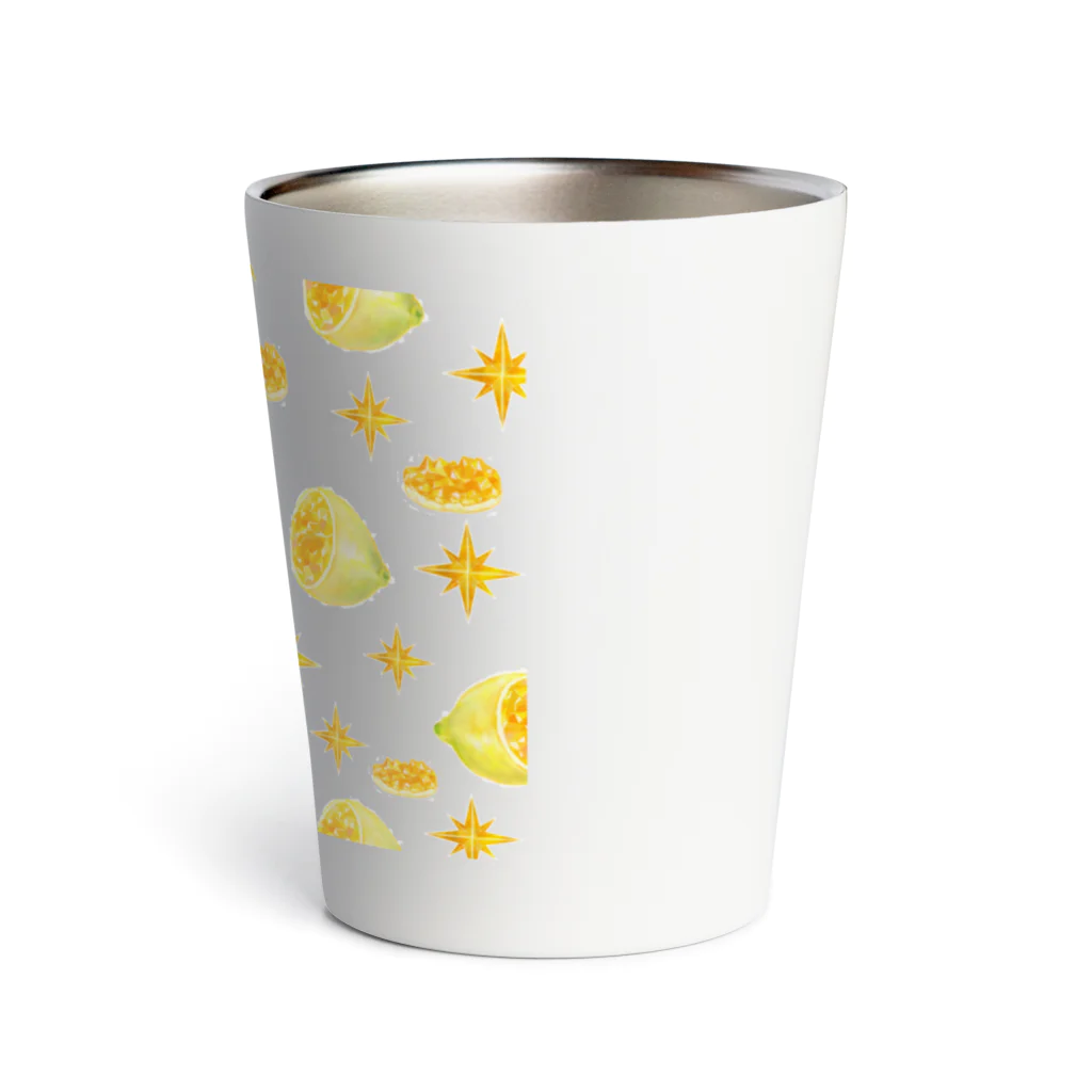 栖（すみか）＠天体観測展 通販 7/24 21時 - 8/7 21時の檸檬鉱石の輝き Thermo Tumbler